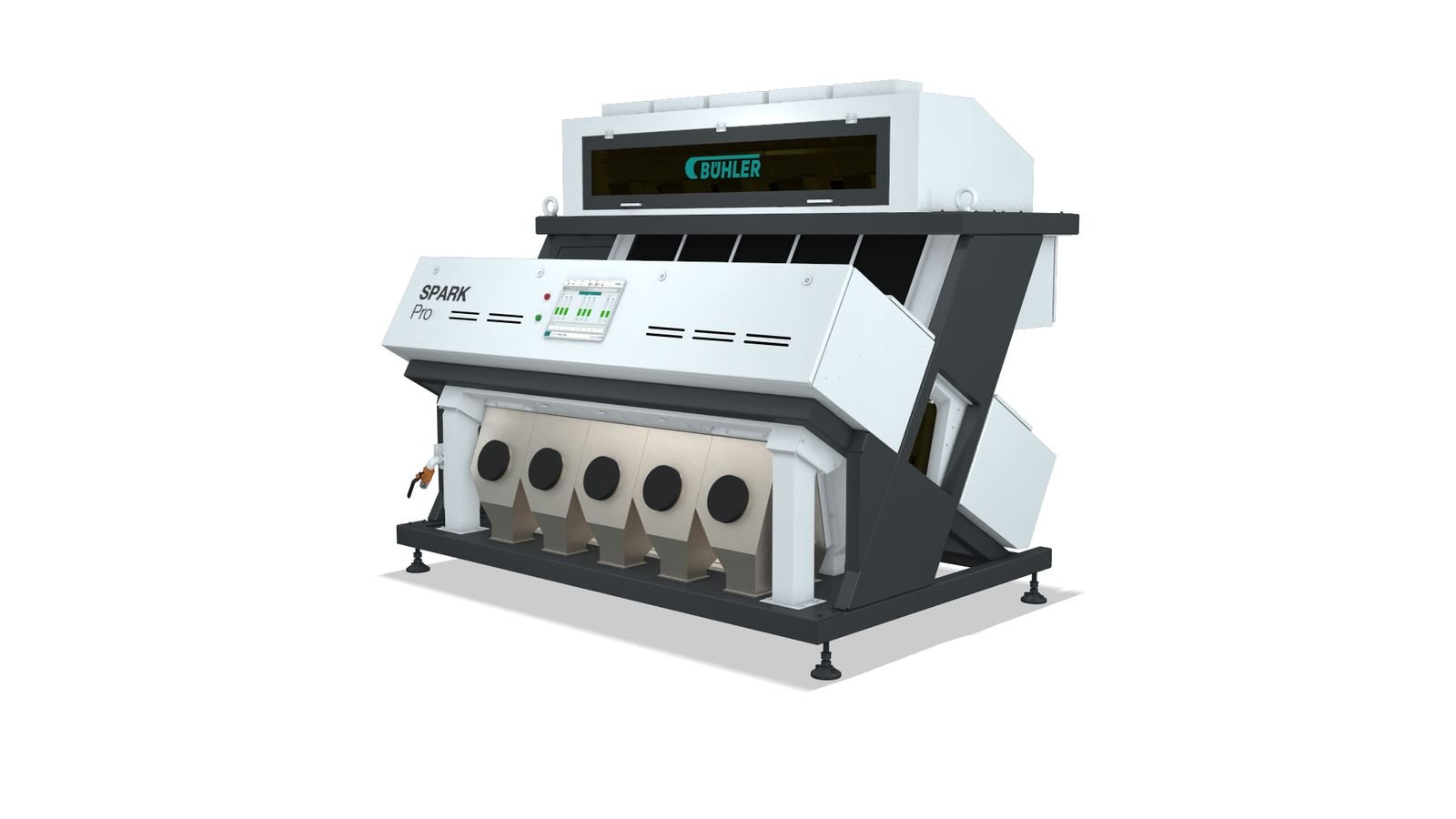 Bühler SPARK Pro colour sorter (5 chutes)